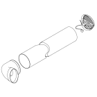 ARISTON THERMO - MRO3208092 J1 EVO KIT ARIA PER MURO EXT D125