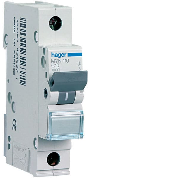 HAGER - HAGMYN140 INTERR. AUTOM.1P 40A 4.5KA C 1M