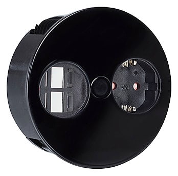 BACHMANN SALES GMBH - HMA931.133 TWIST 1XCEE 2XKEYSTONE NERO SATINATO