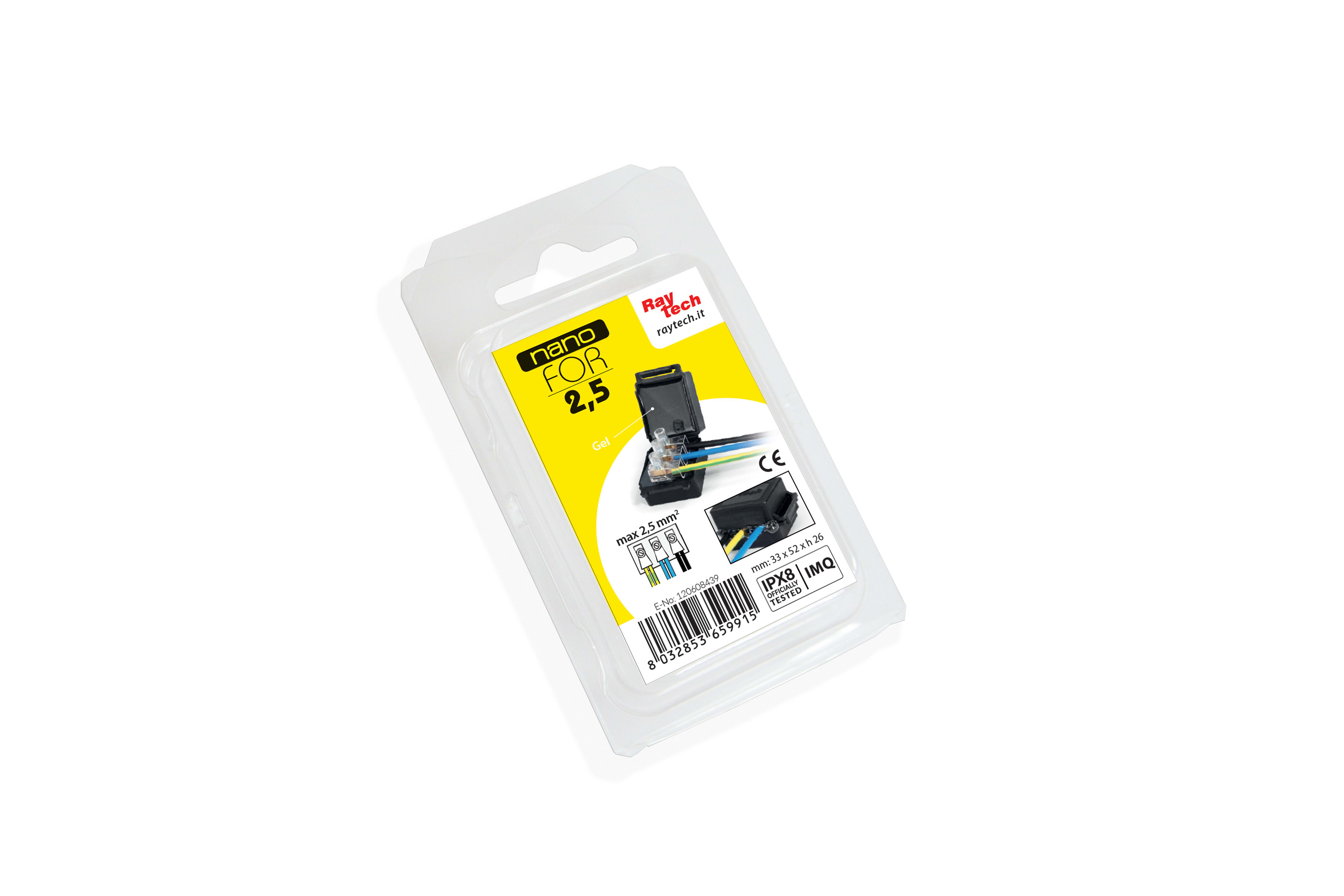 RAYTECH SRL - RYTNANOFOR-2.5 NANO FOR-2.5 BLISTER GELBOX NERO (CF 1 P