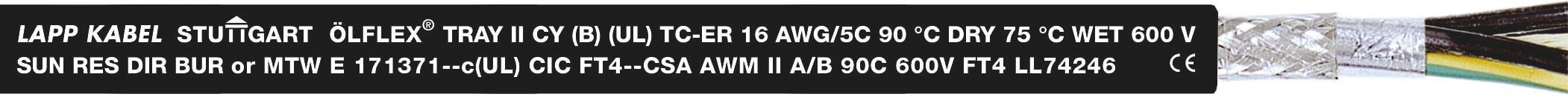 LAPP ITALIA SRL - LPP2216030 OLFLEX TRAY II CY 3G1.5 16/3C