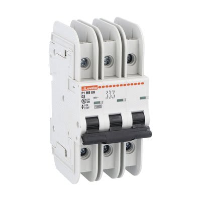 LOVATO - LOVP1MBUH3PD20 MCB 3P D20 480Y/277V 10KA UL489