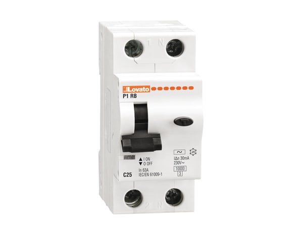 LOVATO - LOVP1RB1NC10AC300 INTERR.MAGNETOT.DIFF.1P+N C10 300MA 10KA