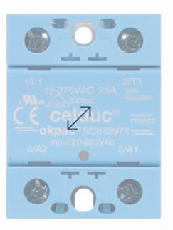 PIXSYS SRL - PIX2200.00.051 SSR 25A/12-280VAC/CTRL 3-32VDC/LED