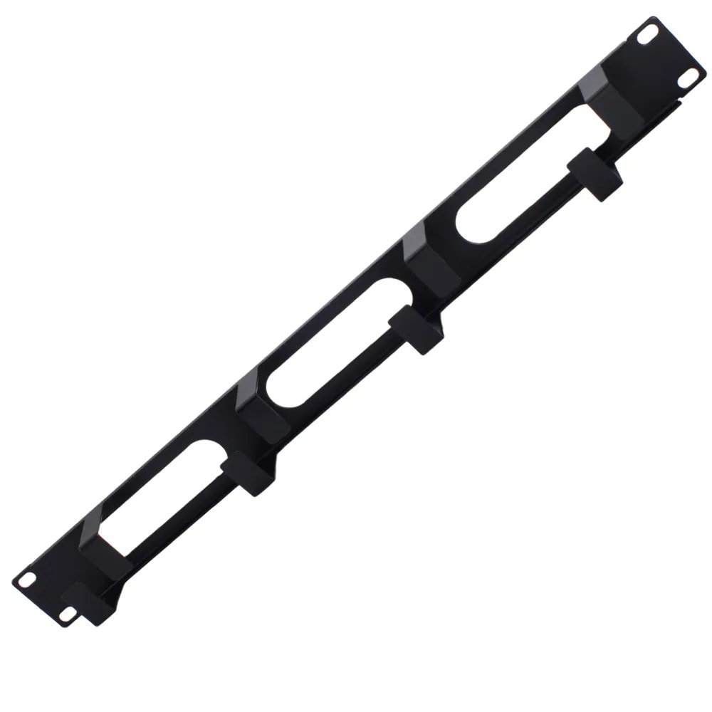 LINK4COM SRLS - LK4PNCS01.9005L Pannello 19 con spazzole da 1U Nero