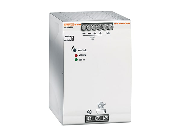 LOVATO - LOVPSL124024 ALIMENTAT. 115-230VAC 1PH OUT 24VDC 240W