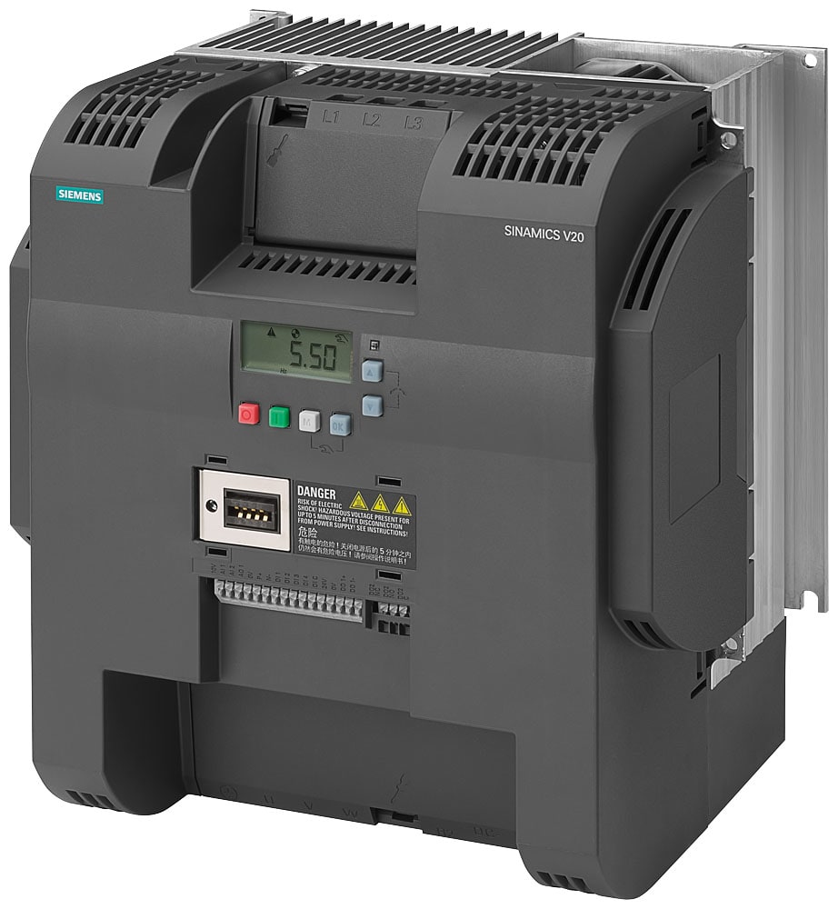 SIEMENS - SIE6SL32105BE318UV0 SINAMICS V20, 3AC400V 18,5KW UNFILTRED