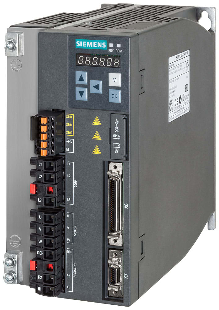 SIEMENS - SIE6SL32105FB120UA0 SINAMICS V90, 3 AC 200V 2KW