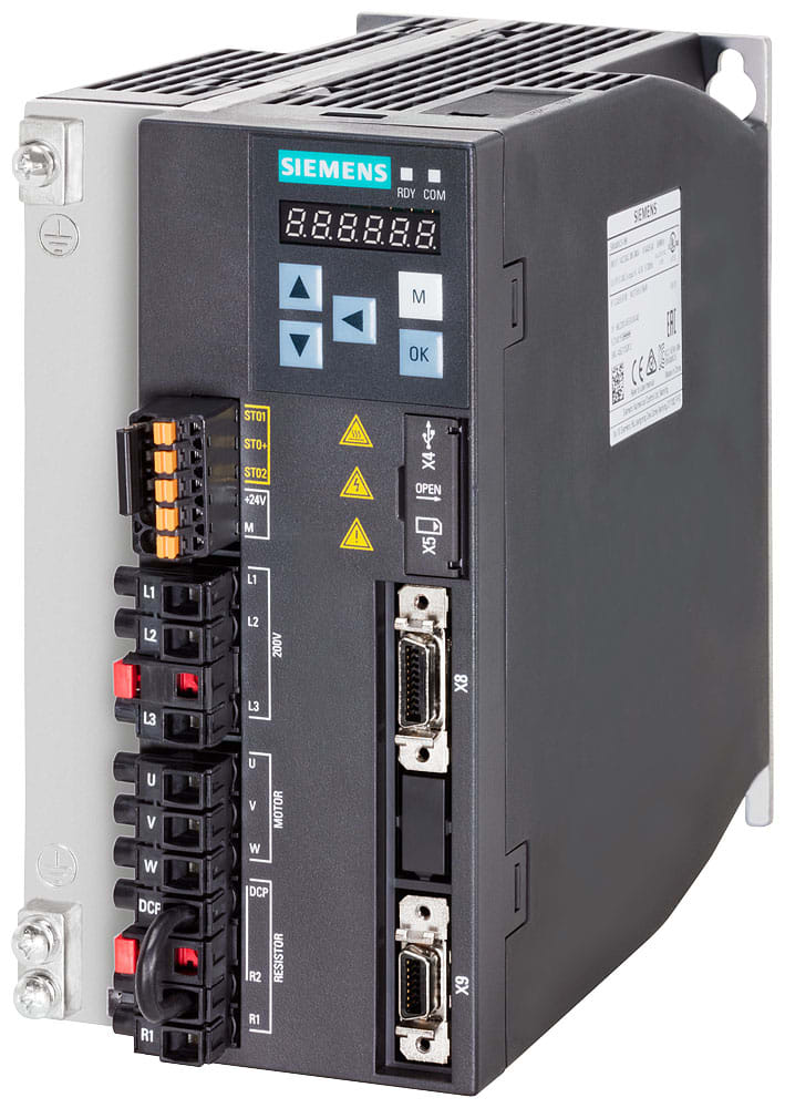 SIEMENS - SIE6SL32105FB110UF1 SINAMICS V90, PROFINET, 3 AC 200V 1KW