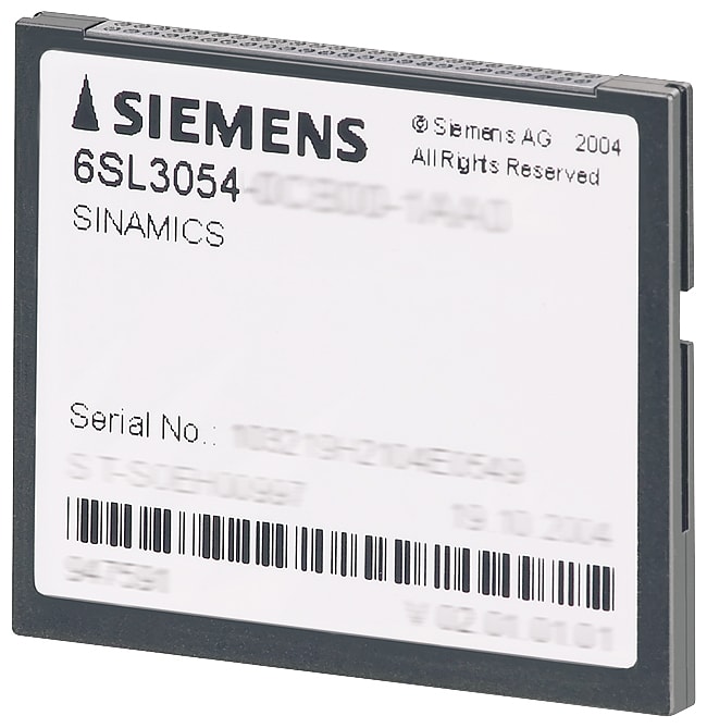 SIEMENS - SIE6SL30540FC011BA0 SINAMICS S120 CF CARD V5.2 PERFORMANCE