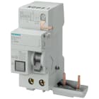 SIEMENS - SIE5SM26256 Blocco differenziale, a 2 poli, tipo A, In: 63 A, 300 mA, Un AC: 230 V, per 5SY