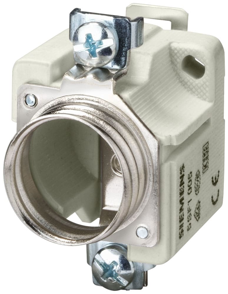 SIEMENS - SIE5SF1005 Base DIAZED DII AC 25 A DC 500 V contatto sotto testa/morsetto a staffa