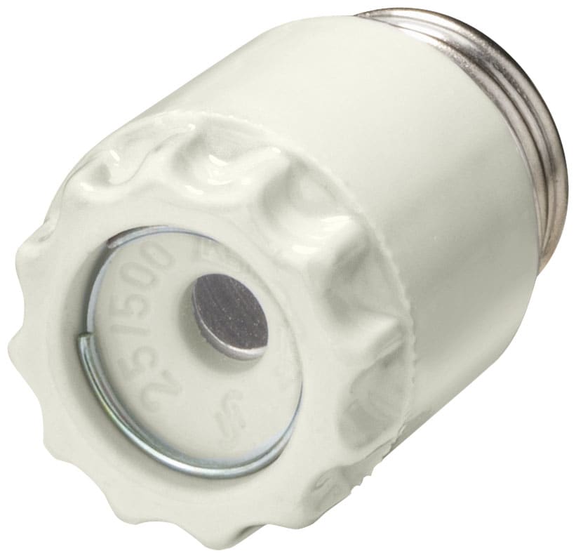 SIEMENS - SIE5SH113 Portacartuccia da avvitare DIAZED III, 63 A AC DC 500 V, ceramica