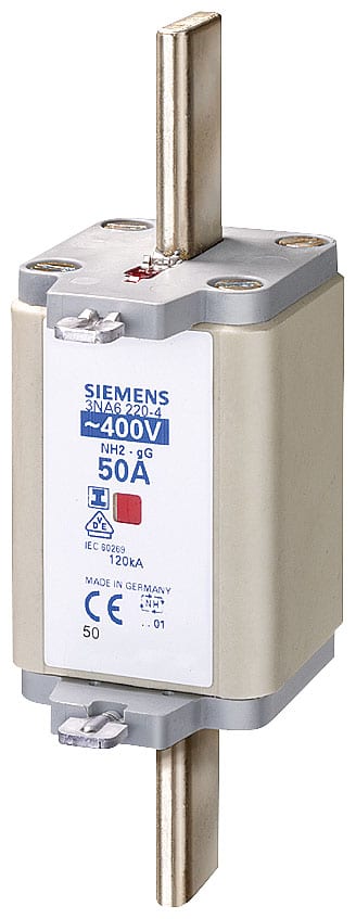 SIEMENS - SIE3NA62524 Cartuccia fusibile NH, NH2, In: 315 A, gG, Un AC: 400 V, segnalazione combinata,