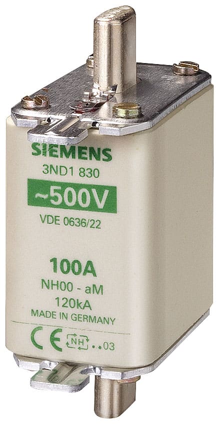 SIEMENS - SIE3ND1830 FUS. NH AM GR.00 500VCA 100A