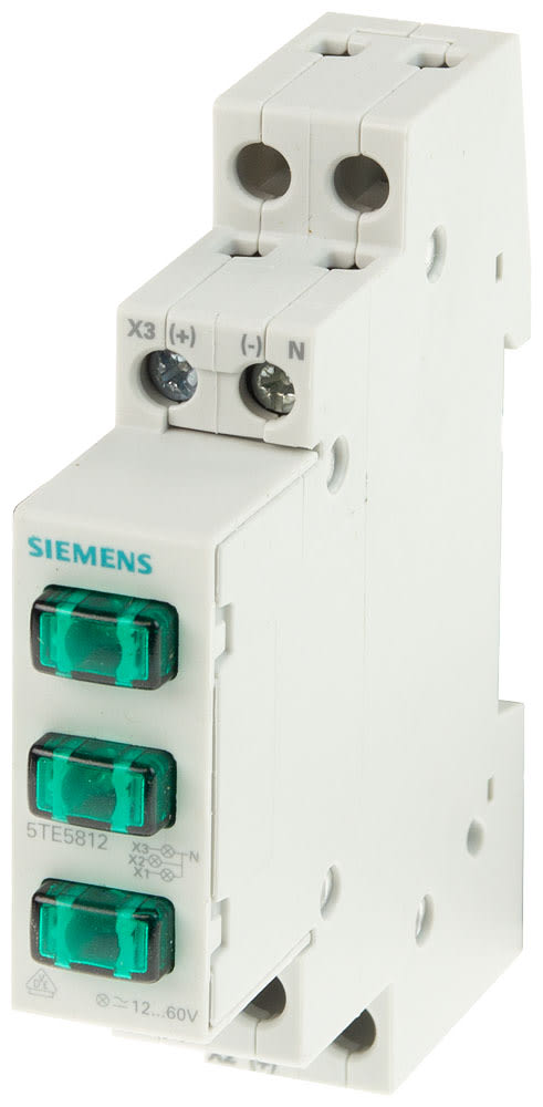 SIEMENS - SIE5TE5812 LAMP.SEGN.3 SPIE VERDI 12-60VCA/CC 1UM