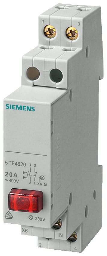 SIEMENS - SIE5TE4823 PULSANTE LUM. 2NA 20A 400VCA 1UM