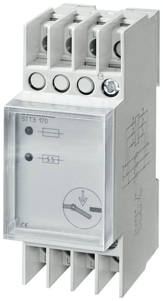 SIEMENS - SIE5TT3170 Dispositivo di controllo fusibili T55, 3 AC 380 V ... 415 V, con calotta trasparente