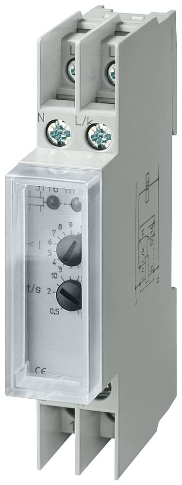 SIEMENS - SIE5TT6111 Relè di sottocorrente T5570 AC 230 V, 10 A, monofase con calotta trasparente