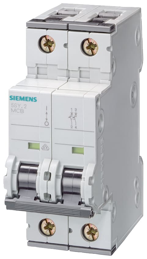 SIEMENS - SIE5SY52107 INT MT 10KA 15KA 2P C10 500VCC
