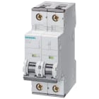 SIEMENS - SIE5SY82087 Interruttore magnetotermico 400 V P=70 mm 25 kA secondo EN 60947-2, a 2 poli, C8
