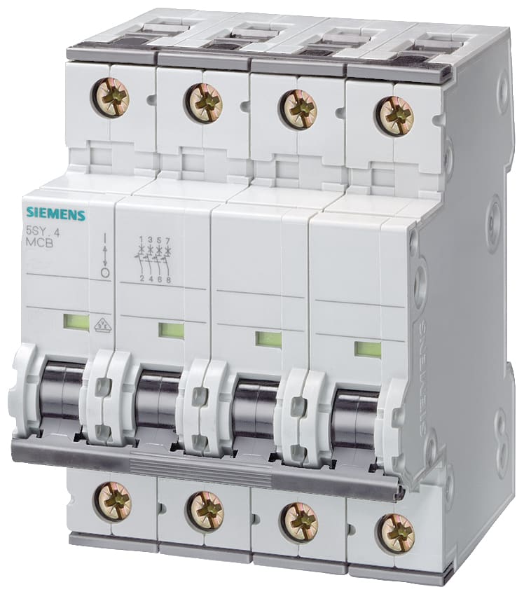 SIEMENS - SIE5SY46326 Interruttore magnetotermico 400 V 10 kA, a 3+N poli, B, 32 A, P=70 mm