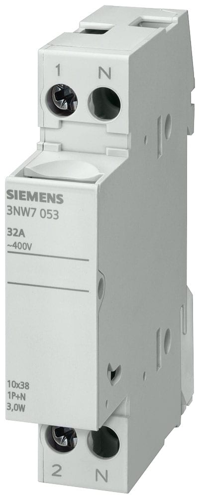 SIEMENS - SIE3NW7313 BASE SEZ.X FUS. CIL.8,5X31,5 20A 1P 1UM
