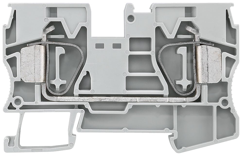 SIEMENS - SIE8WH20000AK00 Morsetto passante con collegamento a molla, sezione: 1,5 ... 16 mm², larghezza: 12 mm