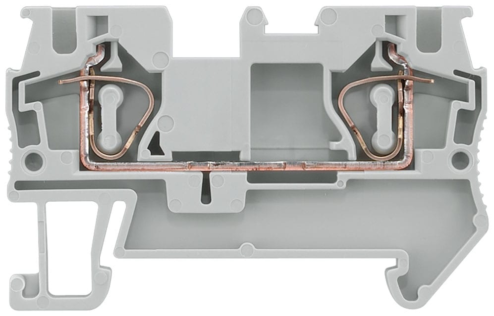SIEMENS - SIE8WH20000AG00 Morsetti passanti con collegamento a molla, sezione: 0,5 ... 4 mm², larghezza: 6,2 mm