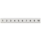 SIEMENS - SIE8WH81212AB25 Targhetta di siglatura, piatta, con 21-30, verticale, larghezza del morsetto: 5,2 mm, A: 6,4 mm