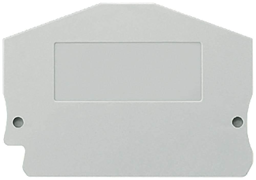 SIEMENS - SIE8WH90001KA00 Piastra terminale per morsetti compatti a due piani con sezione 2,5 mm², larghezza 2,2 mm