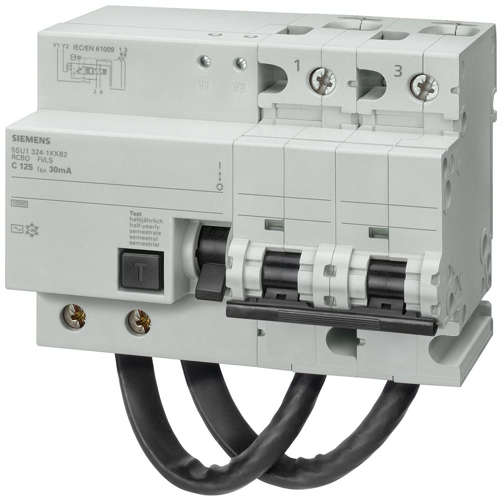 SIEMENS - SIE5SU13247KK82 MTD 2P 10KA C125 TIPO A 30MA 6,5UM