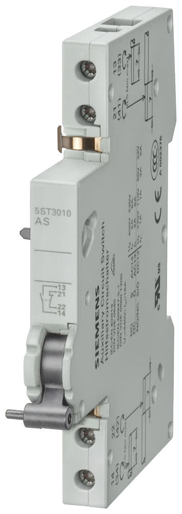 SIEMENS - SIE5ST3014 Blocchetto di contatti ausiliari per piccola potenza 2NO per interruttore magnetotermico 5SL, 5SY, 5SP