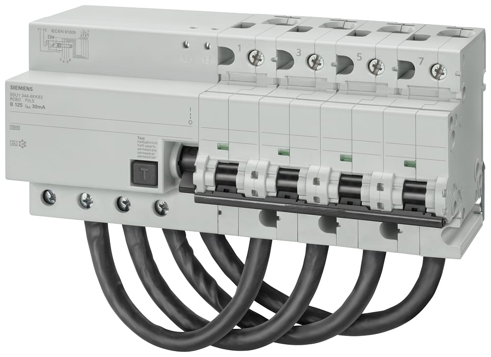 SIEMENS - SIE5SU16447KK82 MTD 4P 10KA 15KA C125 TIPO A 300MA