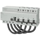 SIEMENS - SIE5SU13446KK82 Interruttore magnetotermico differenziale, 10 kA, a 4 poli, tipo A, 30 mA, car. B, In: 125 A, Un AC: 400 V