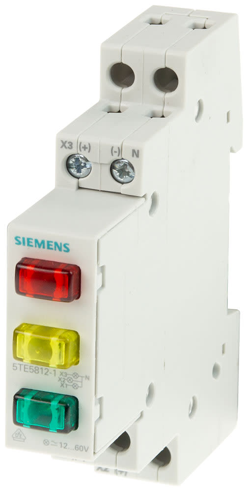 SIEMENS - SIE5TE58121 LAMP.SEGN.3 SPIE ROS-GIA-VER 12-60VCA/CC
