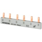 SIEMENS - SIE5ST3706 Sbarra di collegamento a punte 16mm², bifase, 5x (1 fase+N+AUX), 214mm sezionabile