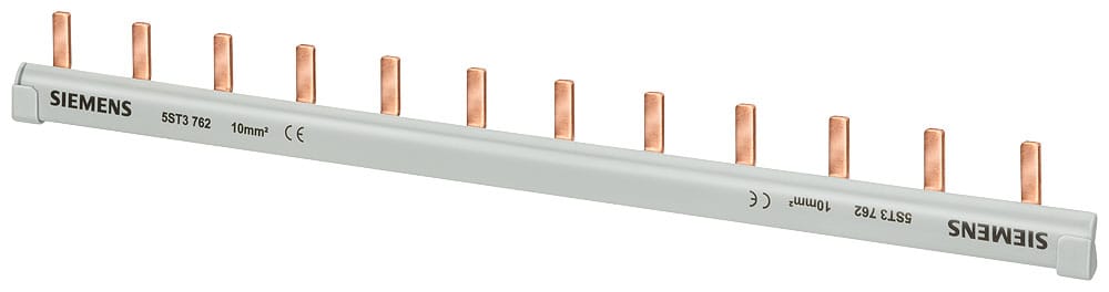 SIEMENS - SIE5ST3764 Sbarra di collegamento a punte 10mm², monofase, 56x 1 fase, 1016mm sezionabile