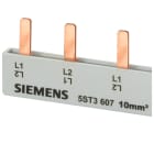 SIEMENS - SIE5ST3637 Sbarra di collegamento a punte 16mm², bifase, 3x (1 fase+N), 105mm