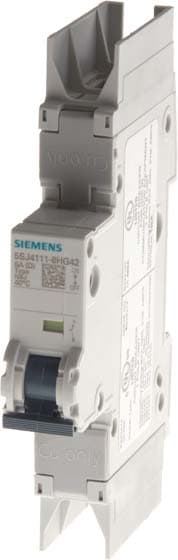 SIEMENS - SIE5SJ41038HG42 Interruttore magnetotermico 10 kA, a 1 polo, D, 3 A secondo UL 489 ... 277V