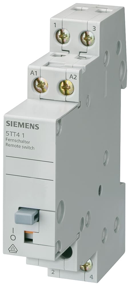 SIEMENS - SIE5TT41024 Interruttore con comando a distanza con 2 contatti NO, contatto per AC 230 V, 400 V 16 A, comando in AC 8 V