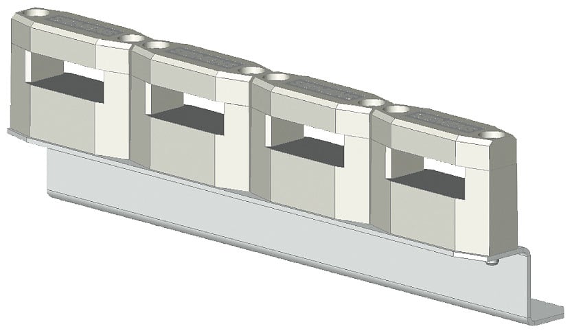 SIEMENS - SIE8GF5762 SUPPORTO SBARRE ORIZ.15X5/20X5/30X5