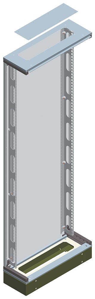 SIEMENS - SIE8GK23006KL23 ALPHA 630 UNIVERSAL, quadro da pavimento, Flat Pack, IP43, classe di protezione 1 A=1800mm