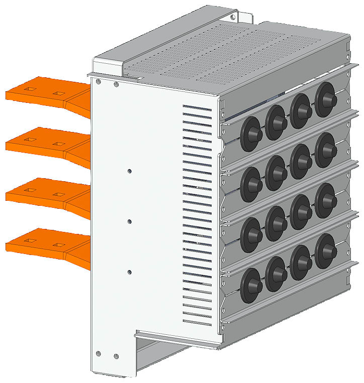 SIEMENS - SIE8PQ60006BA01 K.BOX CAVI 3VL7 POST 4P/FIS/C.DIR./COP.