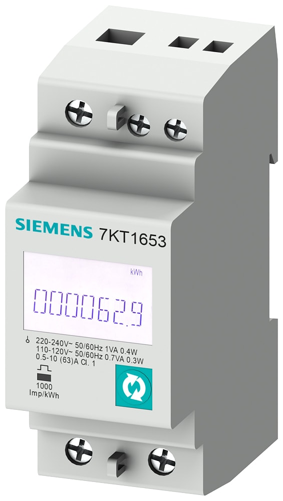 SIEMENS - SIE7KT1655 PAC1600 CONTATORE MONOFASE 63A