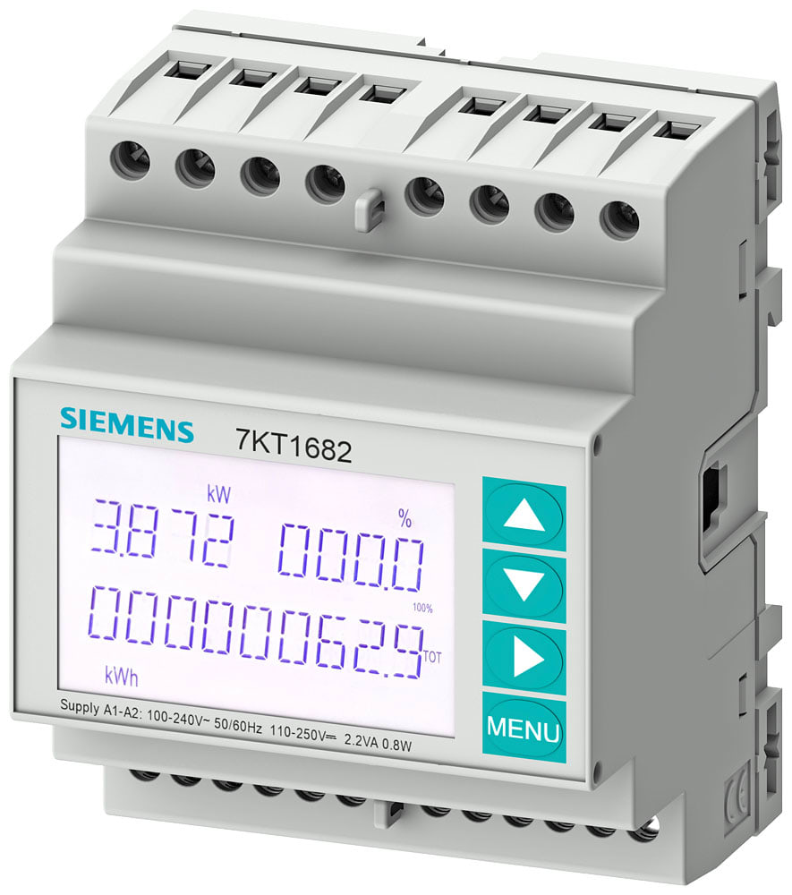 SIEMENS - SIE7KT1682 PAC1600 MULTIMETRO GUIDA DIN MODBUS