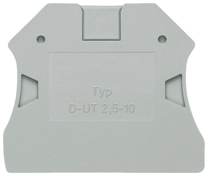 SIEMENS - SIE8WH90001PA00 Piastra terminale dimensione del morsetto 2,5 ... 10,0 mm², colore grigio