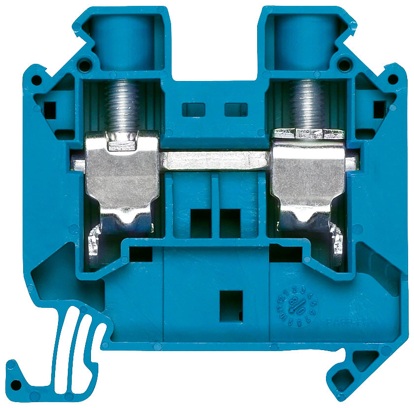 SIEMENS - SIE8WH10000AK01 Morsetto passante con collegamento a vite, dimensione del morsetto 16,0 mm² larghezza morsetto 12,0 mm