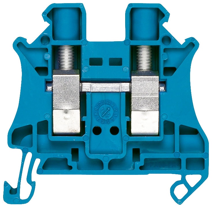 SIEMENS - SIE8WH10000AF01 Morsetto passante con collegamento a vite, dimensione del morsetto 2,5 mm² larghezza morsetto 5,2 mm