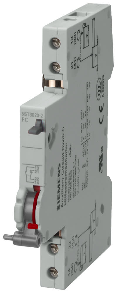 SIEMENS - SIE5ST30202 CONT. SEGN. (CS) + TEST/RESET 1NA+1NC